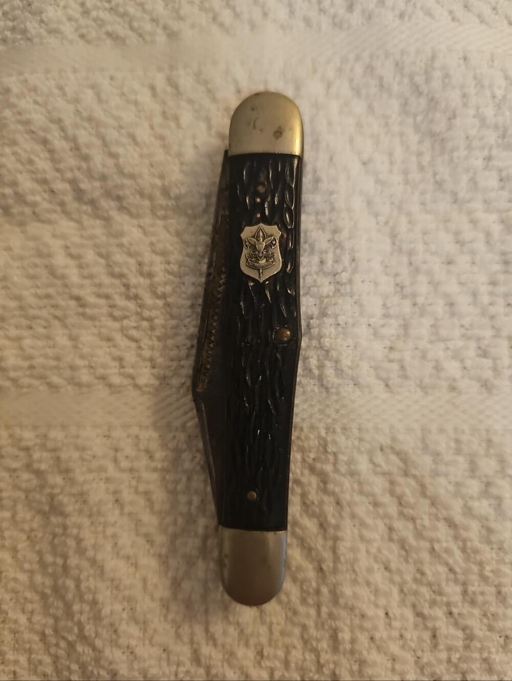 Vintage Camillus New York USA BSA Boy Scout 3-Blade Pocket Knife